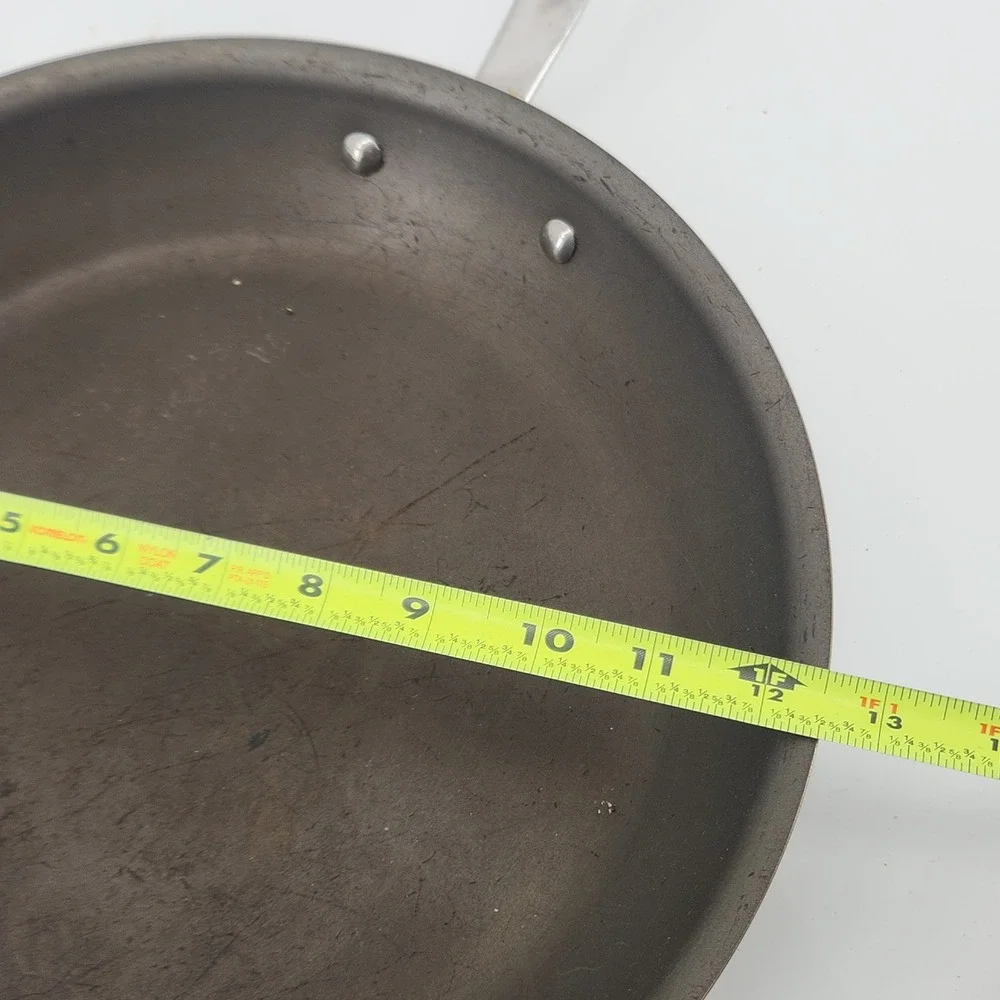 All-Clad D5 Stainless 12 Inch Fry Pan Skillet USA Made No Lid